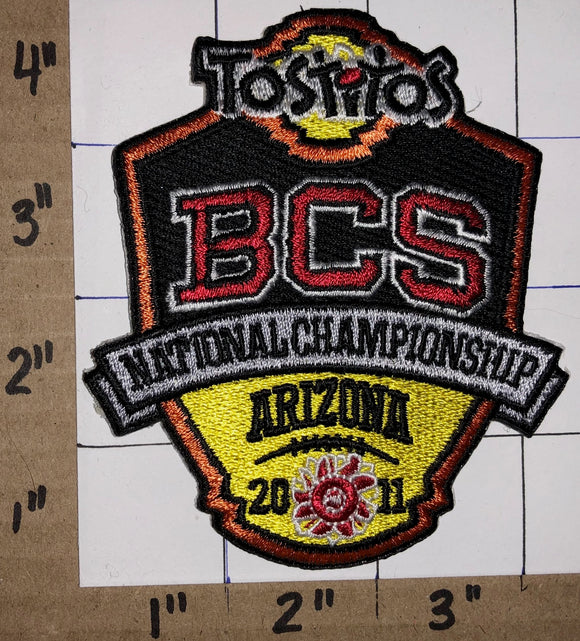 2011 TOSTITOS BOWL BCS NCAA COLLEGE FOOTBALL ARIZONA NATIONAL CHAMPIONSHIP PATCH