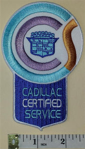 1 CADILLAC CERTIFIED SERVICE LUXURY VEHICLES AMERICAN AUTOMOTIVE GM EMBLEM PATCH