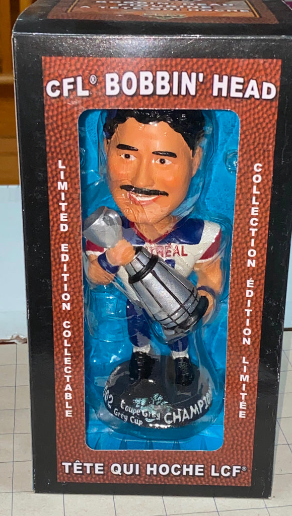 ANTHONY CALVILLO LIMITED EDITION BOBBLE HEAD MONTREAL ALOUETTES MINT IN PACKAGE