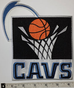 1 CLEVELAND CAVALIERS NBA BASKETBALL 6" CREST EMBLEM EMBROIDERED PATCH