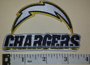 1 LOS ANGELES CHARGERS LIGHTNING BOLT NFL FOOTBALL PATCH
