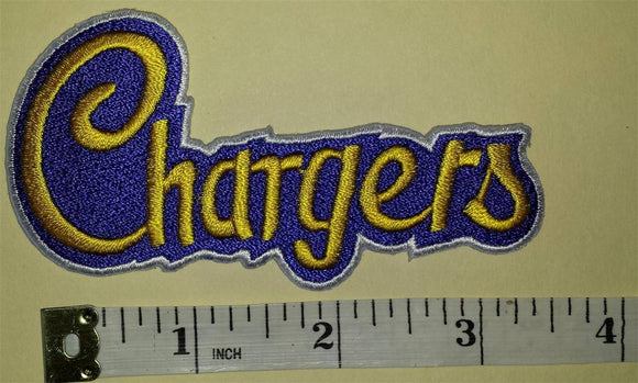 1 LOS ANGELES CHARGERS 4 inch NFL FOOTBALL PATCH