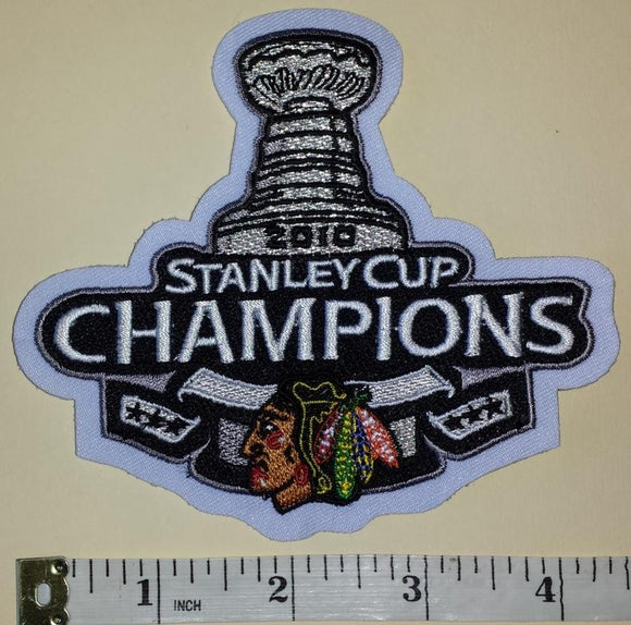 CHICAGO BLACKHAWKS 2010 STANLEY CUP CHAMPIONS NHL HOCKEY CREST EMBLEM PATCH