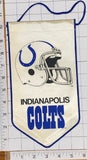 INDIANNAPOLIS COLTS OFFICIALLY LICENSED NFL FOOTBALL 10" PENNANT RAYON BANNER