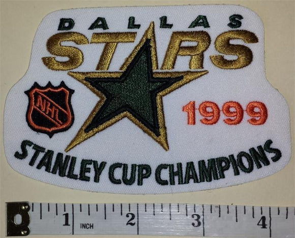1 DALLAS STARS 1999 STANLEY CUP CHAMPIONS NHL HOCKEY EMBLEM CREST PATCH