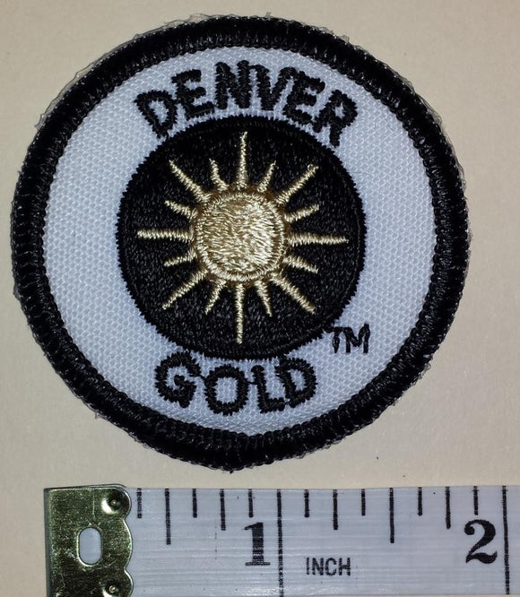 1980's VINTAGE DENVER GOLD USFL FOOTBALL CREST PATCH