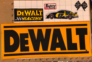 5 DEWALT POWER TOOLS SAFETY RACING MATT KENSETH NASCAR STOCK CAR BADGE PATCH LOT