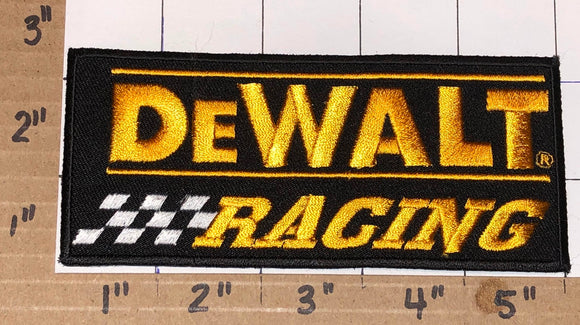 1 DEWALT RACING POWER TOOLS NASCAR SPONSOR CREST EMBLEM PATCH