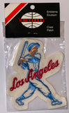 1 VINTAGE LOS ANGELES DODGERS MLB BASEBALL PLAYER CREST PATCH MINT IN PACKAGE
