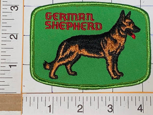 1 RARE VINTAGE 1970'S GERMAN SHEPHERD EMBLEM CREST PATCH