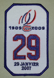 2007 KEN DRYDEN #29 RETIREMENT NIGHT MONTREAL CANADIENS NHL HOCKEY PATCH