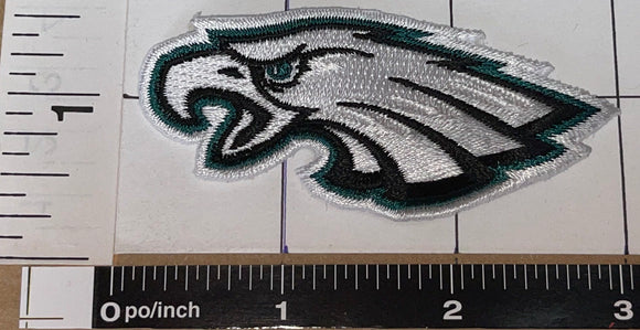 (2) Philadelphia Eagles Vintage Embroidered Iron On Patches Patch Lot 4.5”