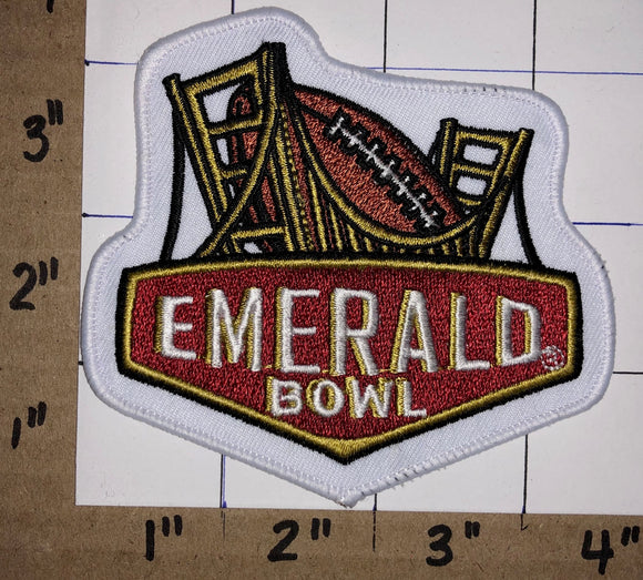 1 EMERALD BOWL AT&T NCAA COLLEGE FOOTBALL CALIFORNIA CREST EMBLEM PATCH