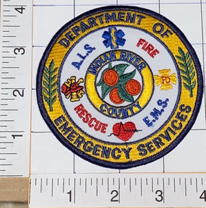 INDIAN RIVER COUNTY DEPARTMENT OF EMERGENCY SERVICES FIRE RESCUE CREST PATCH