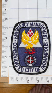 CONSOLIDATED CITY OF INDIANAPOLIS EMERGENCY MANAGEMENT CREST PATCH