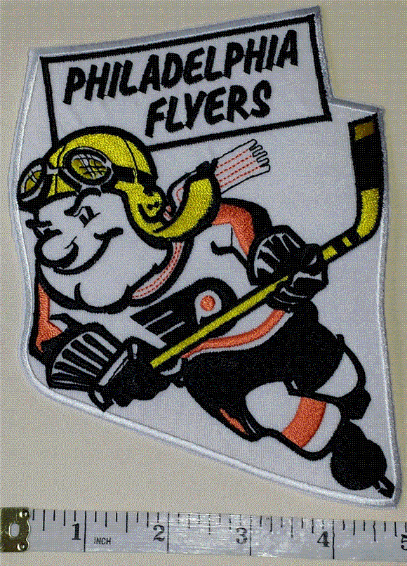 PHILADELPHIA FLYERS NHL HOCKEY CARTOON PLAYER EMBLEM PATCH