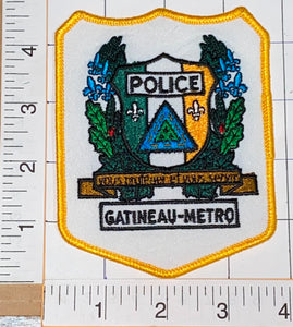 1 GATINEAU-METRO POLICE DEPARTMENT QUEBEC CITY COLLECTOR PATCH