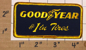 1 GOODYEAR TIRE RUBBER COMPANY #1 IN TIRES CREST EMBLEM PATCH LOT