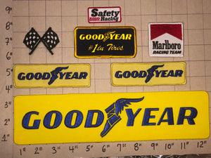 7 GOODYEAR TIRE RUBBER COMPANY #1 IN TIRES NASCAR SPONSOR CREST PATCH LOT