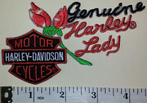 GENUINE HARLEY LADY MOTORCYCLES HARLEY DAVIDSON PATCH