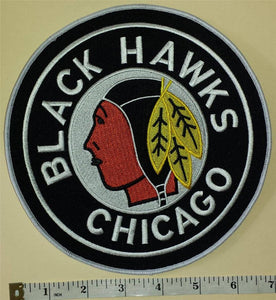 1 CHICAGO BLACKHAWKS NHL HOCKEY 7" CREST EMBLEM PATCH