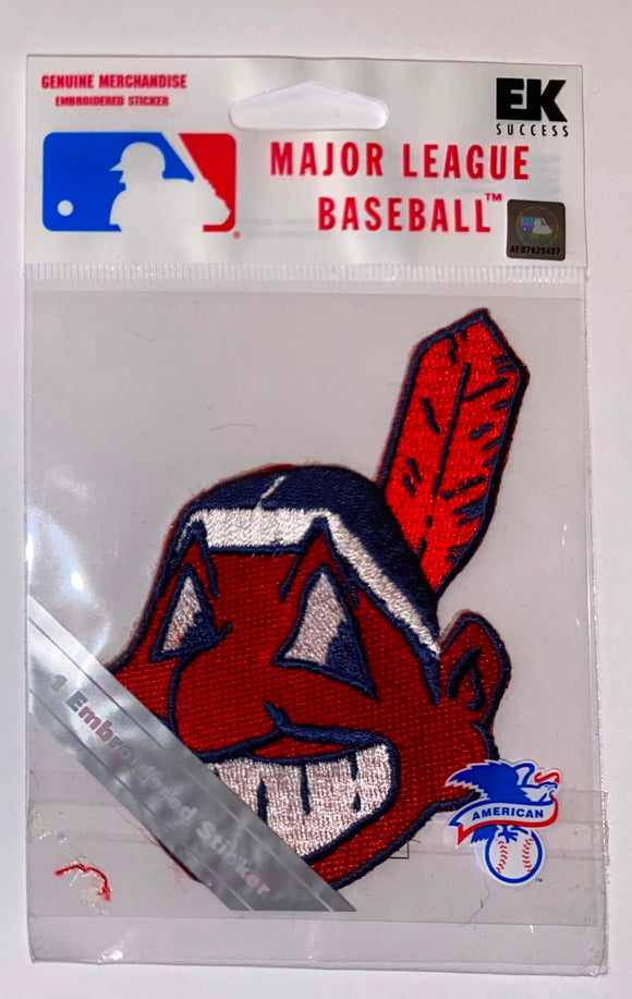 1 MIP CLEVELAND INDIANS MLB BASEBALL CREST PATCH MINT IN PACKAGE