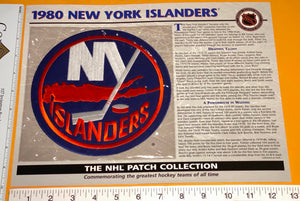 1 OFFICIAL 1980 NEW YORK ISLANDERS NHL HOCKEY WILLABEE & WARD PATCH MIP