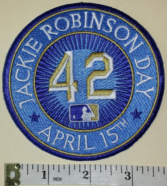 1 JACKIE ROBINSON DAY APRIL 15 LOS ANGELES DODGERS MLB BASEBALL CREST PATCH