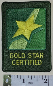 JOHN DEERE GOLD STAR TRACTOR WHEEL AGRICULTURE FARMING FORESTRY MACHINERY PATCH