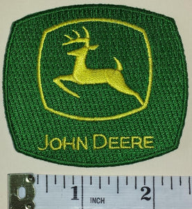 1 JOHN DEERE TRACTOR WHEEL AGRICULTURE FARMING FORESTRY MACHINERY GREEN PATCH