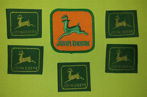 6 JOHN DEERE AGRICULTURE FARMING TRACTORS FORESTRY MACHINERY PATCH LOT