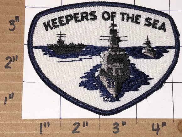 1 KEEPERS OF THE SEA UNITED STATES NAVY MARINE CORPS USA CREST EMBLEM PATCH