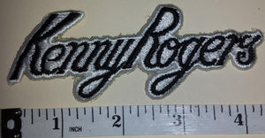 KENNY ROGERS COUNTRY SINGER SIGNATURE MUSIC CONCERT PATCH