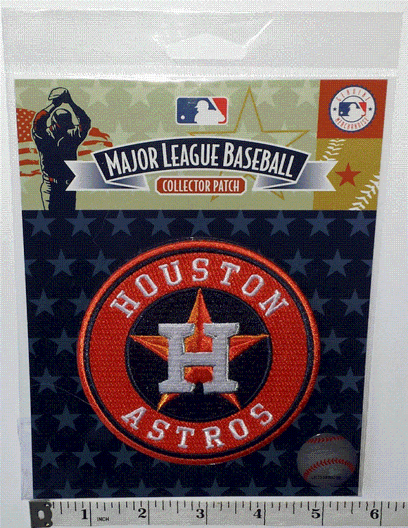 1 HOUSTON ASTROS OFFICIAL MLB BASEBALL AUTHENTIC EMBLEM CREST PATCH MI –  UNITED PATCHES