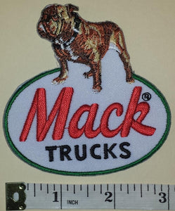 1 MACK TRUCKS #1 TRUCKER 18 WHEELER HEAVY DUTY BULLDOG EMBLEM PATCH