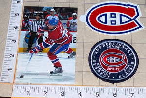 ANDREI MARKOV MONTREAL CANADIENS NHL HOCKEY POSTCARD DECAL PATCH LOT
