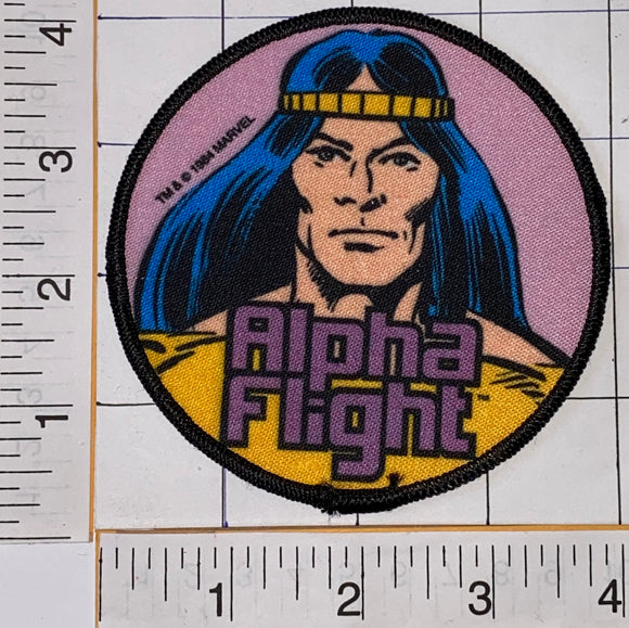 1 RARE 1984 ALPHA FLIGHT SUPER HERO MARVEL COMICS GROUP EMBLEM PATCH