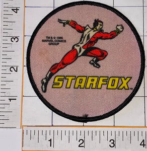 1 RARE 1985 STARFOX ALPHA FLIGHT SUPER HERO MARVEL COMICS GROUP EMBLEM PATCH