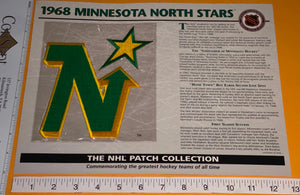 1 OFFICIAL 1968 MINNESOTA NORTH STARS NHL HOCKEY WILLABEE & WARD PATCH MIP