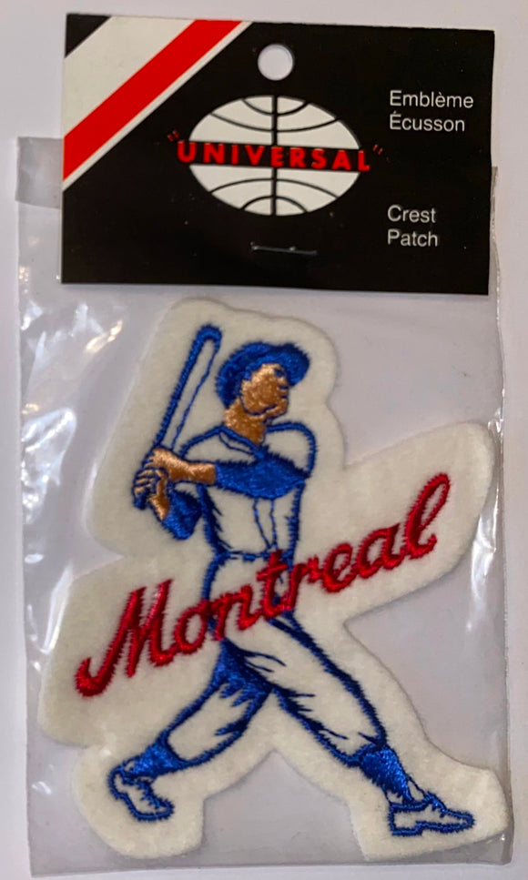 1 VINTAGE MONTREAL EXPOS MLB BASEBALL PLAYER CREST PATCH MINT IN PACKAGE