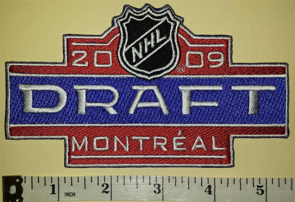 2009 MONTREAL CANADIENS DRAFT NHL HOCKEY CREST BADGE PATCH