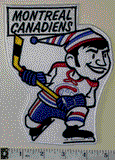 6 HOCKEY CARTOON PLAYER NHL HOCKEY BADGE CREST PATCHEES