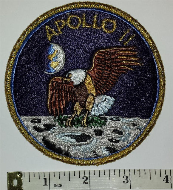 APOLLO 11 SPACE MISSION NASA NEIL ARMSTRONG ALDRIN COLLINS EMBLEM CREST  PATCH