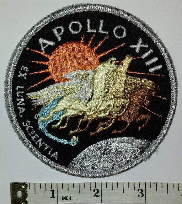 Apollo XIII Ex Luna Scientia Nasa Embroidered Patch | Velcro | Military - Foto 4