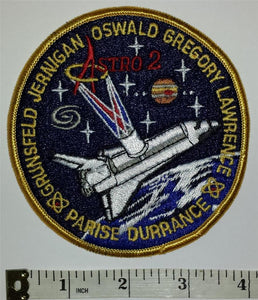 VINTAGE ASTRO 2 SPACE SHUTTLE STS-67 MISSION NASA OSWALD GREGORY PATCH