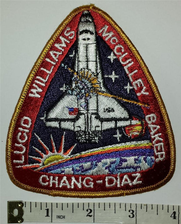 VINTAGE NASA ATLANTIS STS-34 Lucid Williams McCulley Baker Chang-Diaz Patch