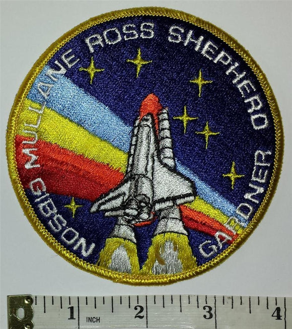VINTAGE NASA STS-27 GIBSON MULLANE ROSS SHEPHERD SPACE SHUTTLE MISSION PATCH