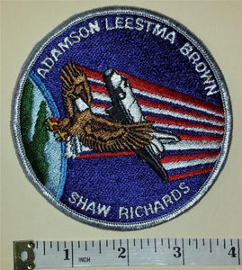 Vintage NASA Mission COLUMBIA STS-28  Adamson Leestma Brown Shaw Richards PATCH