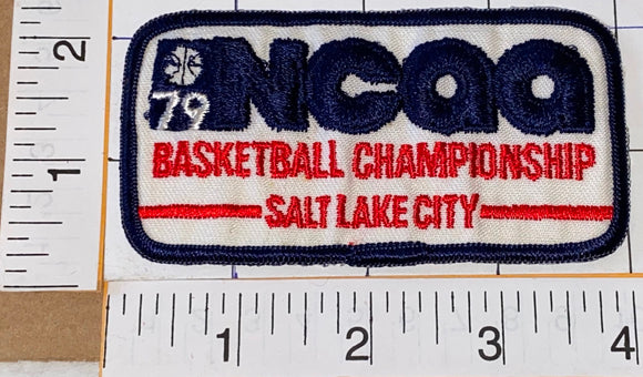 1979 NCAA BASKETBALL CHAMPIONSHIP SALT LAKE CITY MAGIC JOHNSON BASKETBALL PATCH