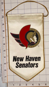 NEW HAVEN SENATORS OFFICIALLY LICENSED NHL HOCKEY 10" PENNANT RAYON BANNER
